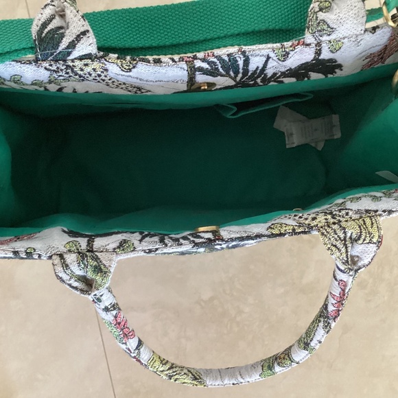 America & Beyond African Safari Embellished Beaded Limited Edition Tote Bag - Picture 9 of 16